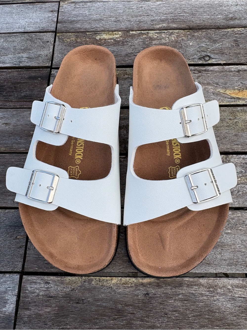 White Two-Band Birk look, woman’s 9-9.5